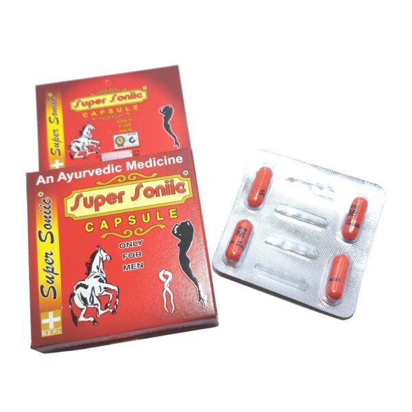 Super Sonic Capsule For Men Ayurvedic Medicine 4 Capsule Orginal